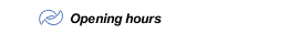 Opening hours