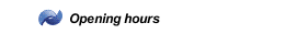 Opening hours